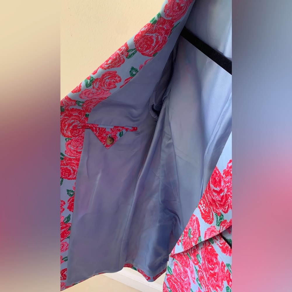 Vineyard Vines Kentucky Derby Rose Blazer Size 38R - Picture 7 of 10